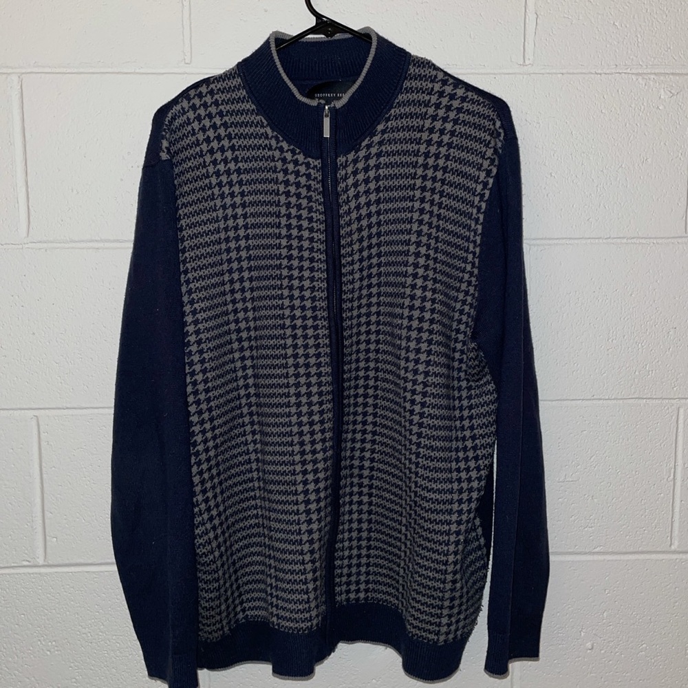 geoffrey beene quarter zip sweater